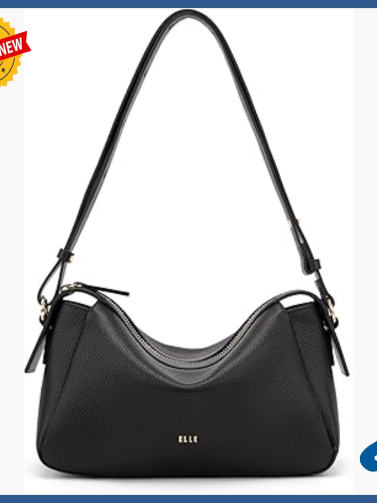 Genuine Leather Shoulder Bag Small Hobo Crossbody Adjustable Strap
